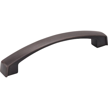 Jeffrey Alexander 128 mm Center-to-Center Brushed Oil Rubbed Bronze Square Merrick Cabinet Pull 549-128DBAC